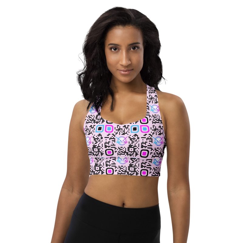 Longline sports bra (Lavender)