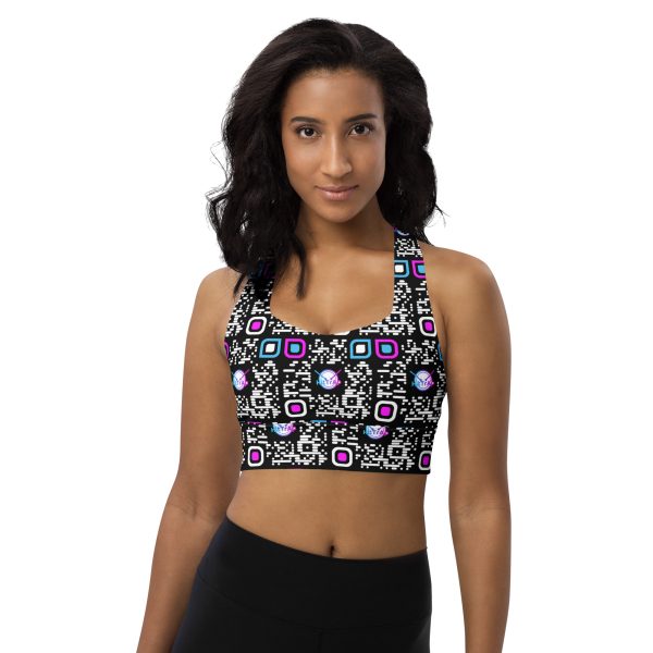 Longline sports bra (Black)