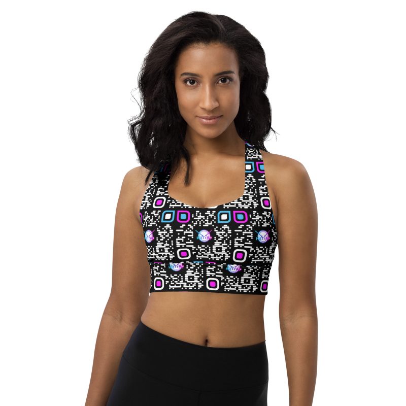 Longline sports bra (Black)