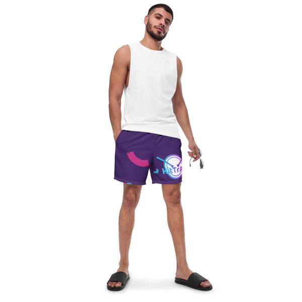 Men's swim trunks (Purple TrAp) - Image 5