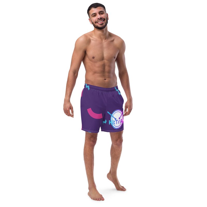 Men's swim trunks (Purple TrAp)
