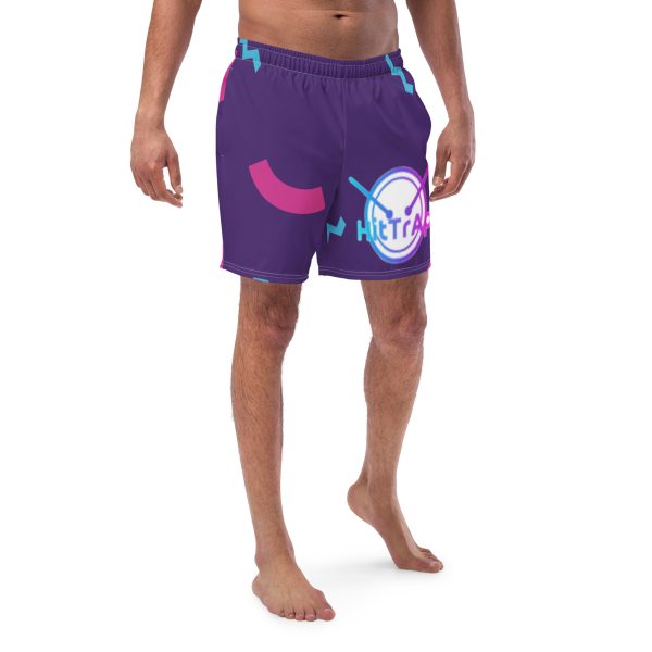 Men's swim trunks (Purple TrAp) - Image 3