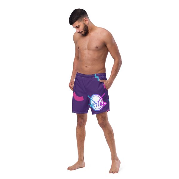 Men's swim trunks (Purple TrAp) - Image 7