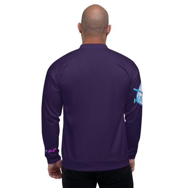 Unisex Bomber Jacket (Purple) - Image 2