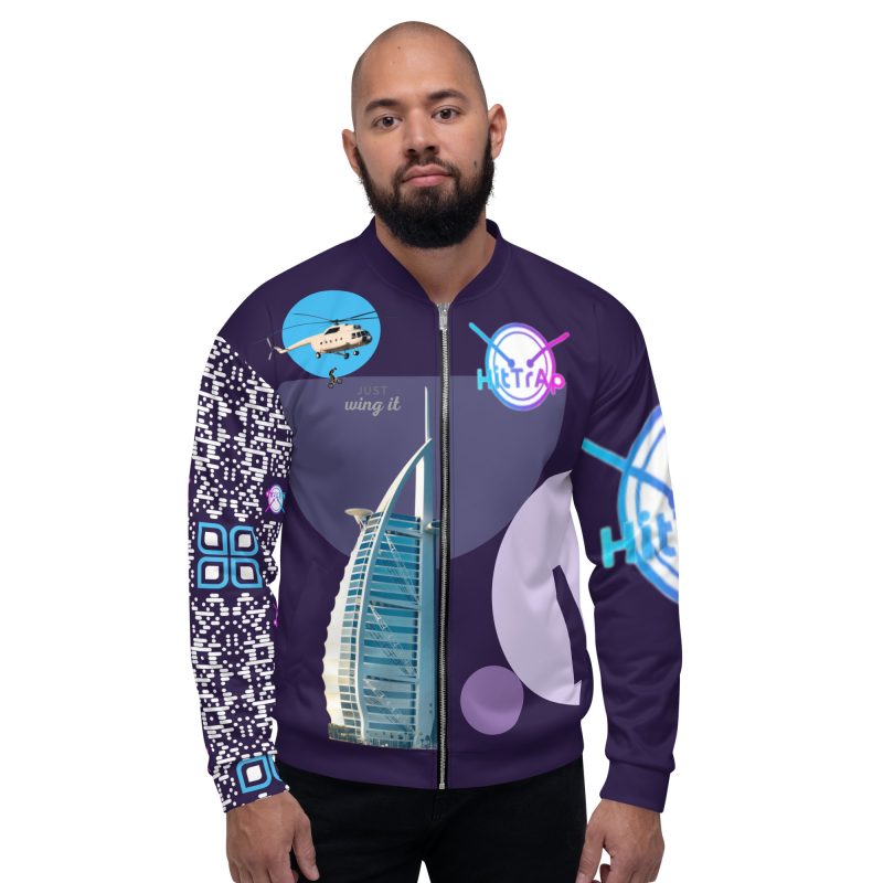 Unisex Bomber Jacket (Purple)