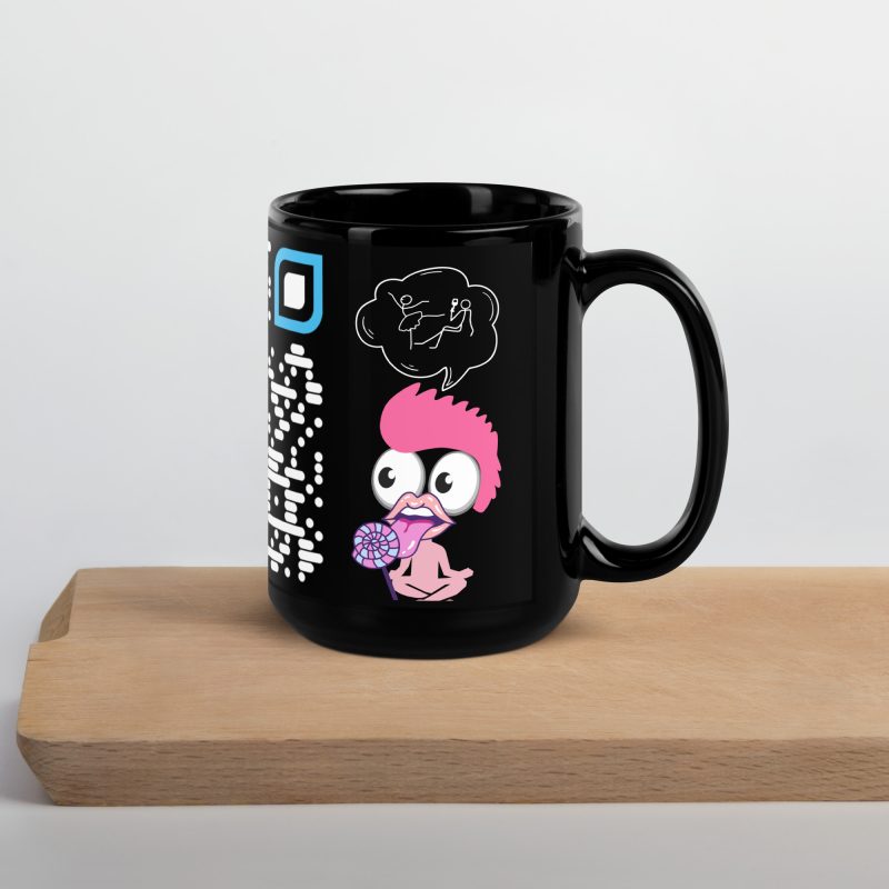 Black Glossy Mug