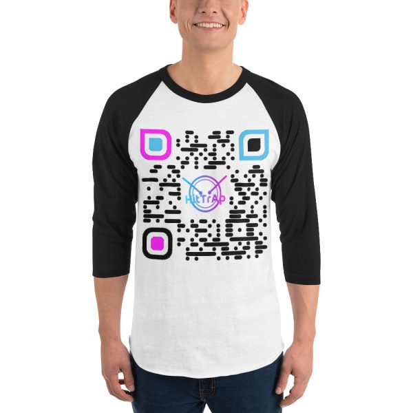 3/4 sleeve raglan shirt (Dark) - Image 3