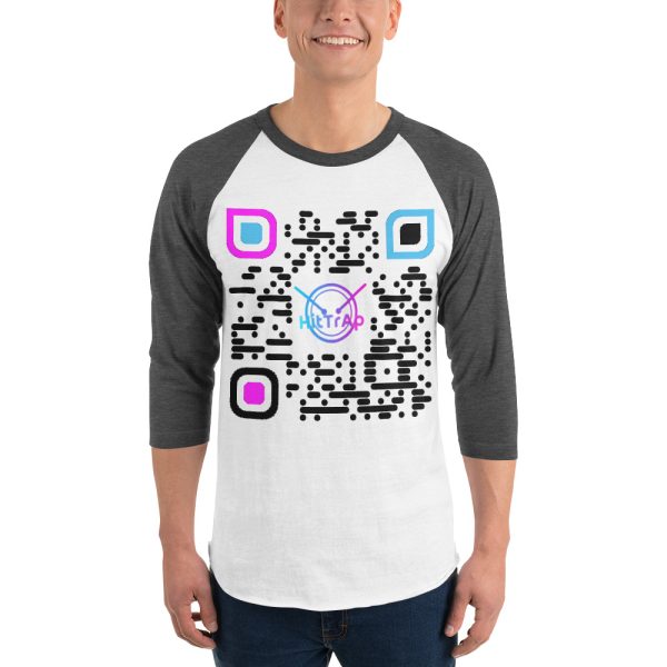 3/4 sleeve raglan shirt (Dark) - Image 5