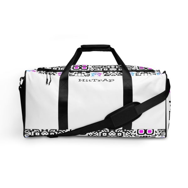 HitTrAp White Black QR Duffle bag