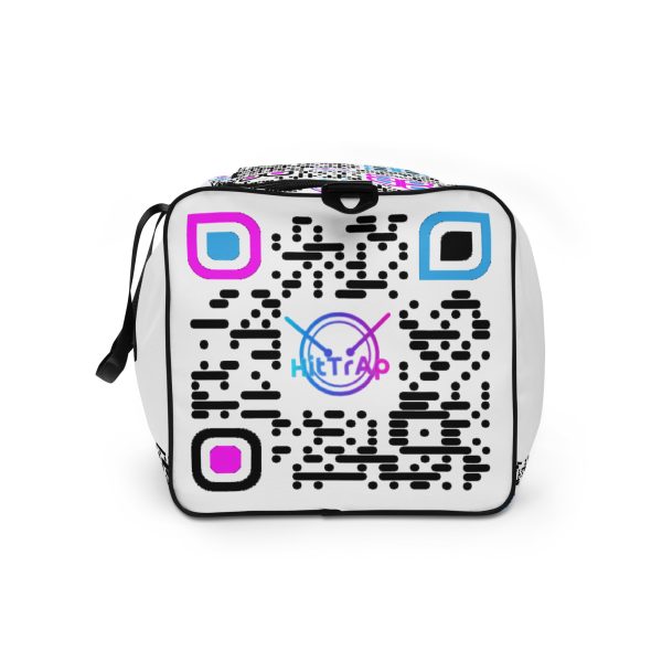 HitTrAp White Black QR Duffle bag - Image 10