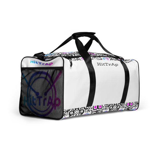 HitTrAp White Black QR Duffle bag - Image 6