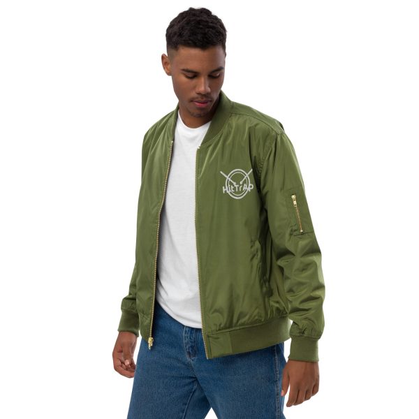 HitTrAp Embroidered recycled bomber jacket - Image 9