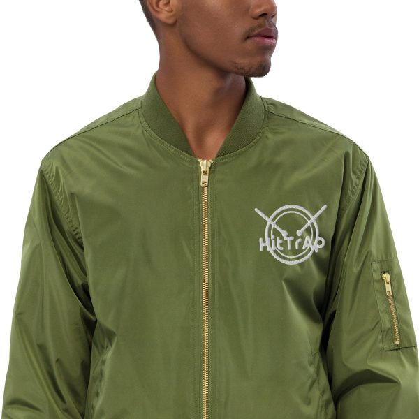 HitTrAp Embroidered recycled bomber jacket - Image 8