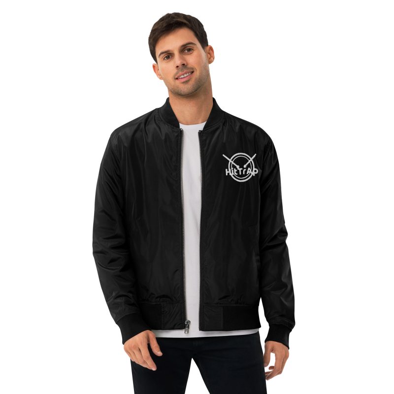 HitTrAp Embroidered recycled bomber jacket