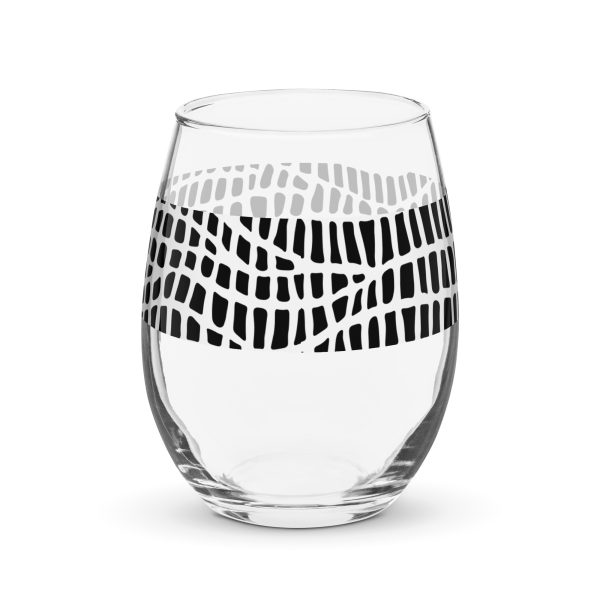 Stemless wine glass (B&W Fiber) - Image 2