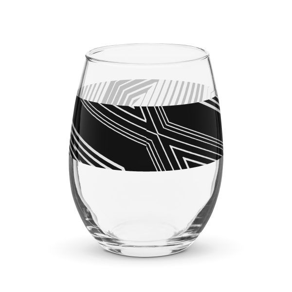 Stemless wine glass (B&W Ice) - Image 2