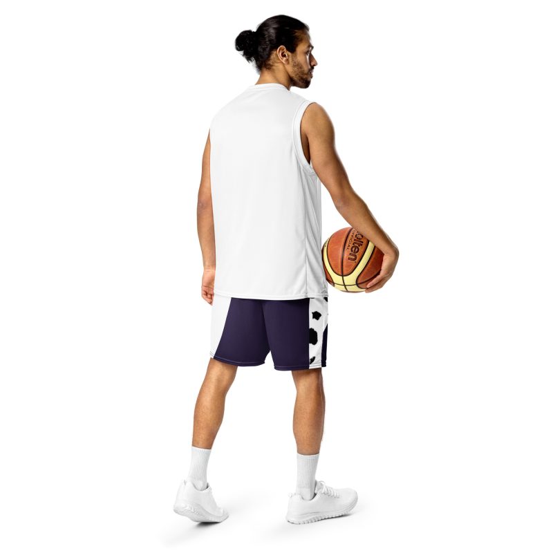 HitTrAp Purple Panther mesh shorts