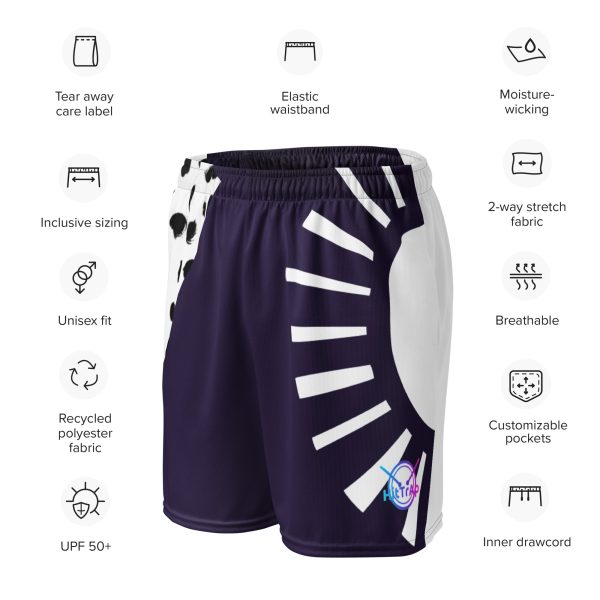 HitTrAp Purple Panther mesh shorts - Image 3