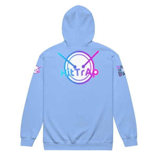 HitTrAp WhiteQR Heavy blend zip hoodie - Image 8