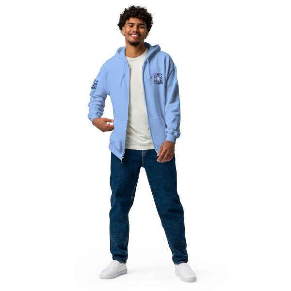 HitTrAp WhiteQR Heavy blend zip hoodie - Image 4
