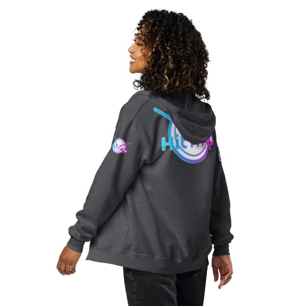 Heavy BlackQR heavy zip hoodie - Image 25