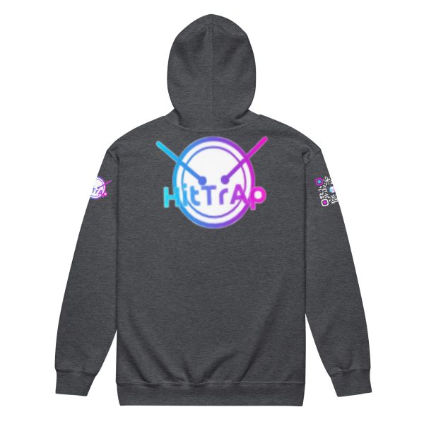 Heavy BlackQR heavy zip hoodie - Image 27