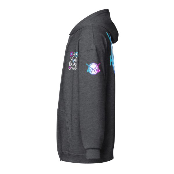 Heavy BlackQR heavy zip hoodie - Image 48