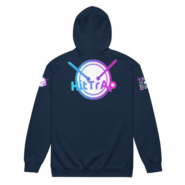 Heavy BlackQR heavy zip hoodie - Image 18