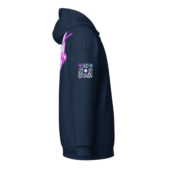 Heavy BlackQR heavy zip hoodie - Image 43