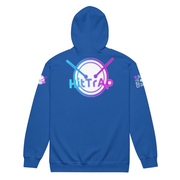 Heavy BlackQR heavy zip hoodie - Image 36