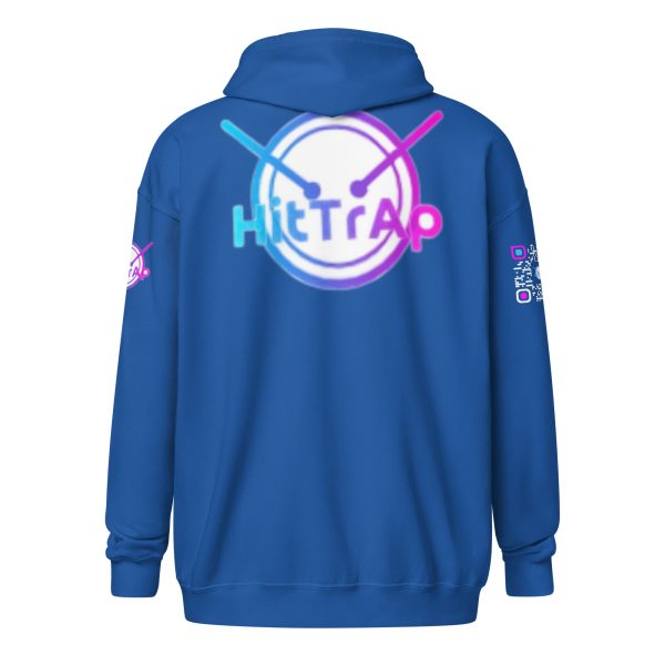Heavy BlackQR heavy zip hoodie - Image 50