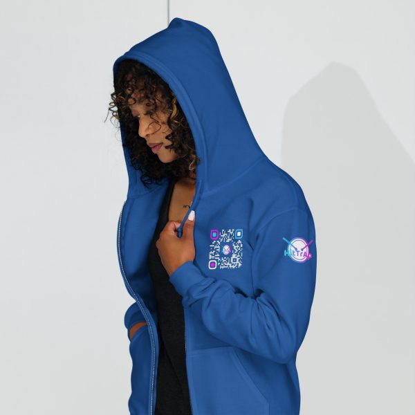 Heavy BlackQR heavy zip hoodie - Image 29