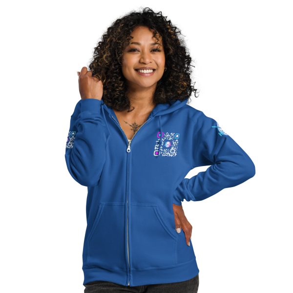 Heavy BlackQR heavy zip hoodie - Image 31