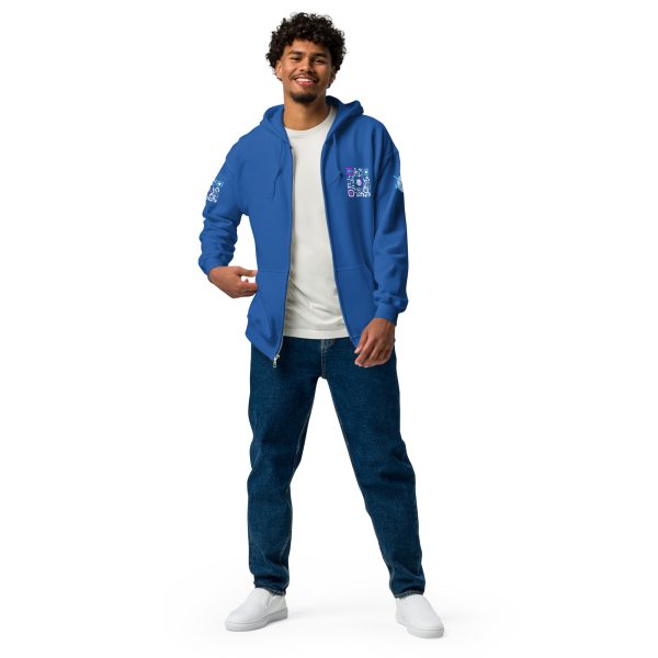 Heavy BlackQR heavy zip hoodie - Image 32