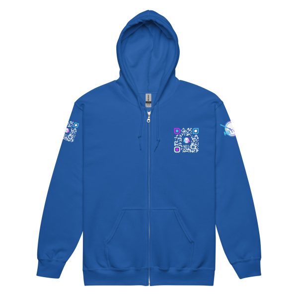Heavy BlackQR heavy zip hoodie - Image 33