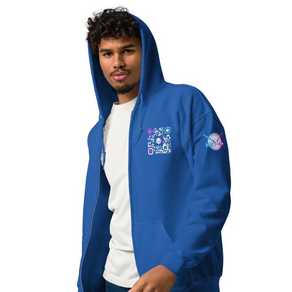 Heavy BlackQR heavy zip hoodie - Image 37