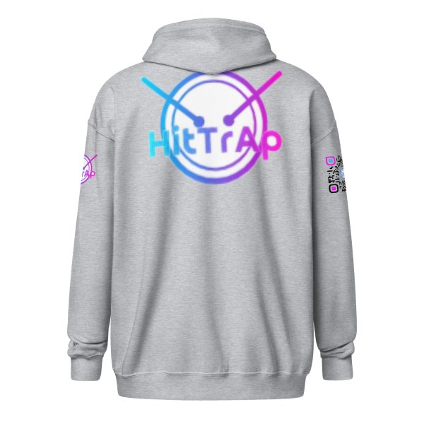 HitTrAp WhiteQR Heavy blend zip hoodie - Image 28