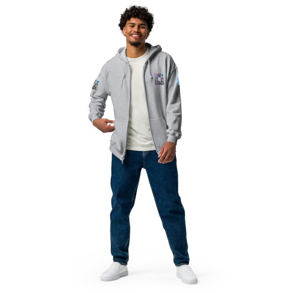 HitTrAp WhiteQR Heavy blend zip hoodie - Image 11