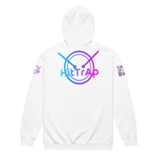 HitTrAp WhiteQR Heavy blend zip hoodie - Image 23