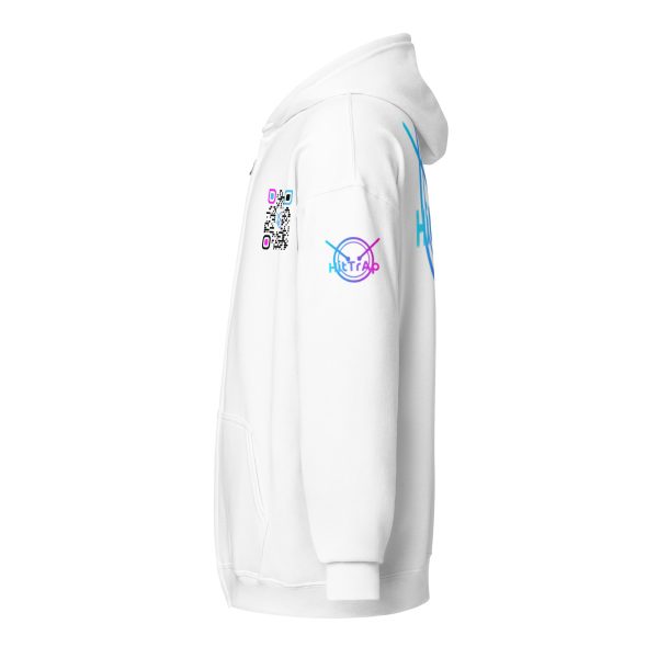 HitTrAp WhiteQR Heavy blend zip hoodie - Image 34