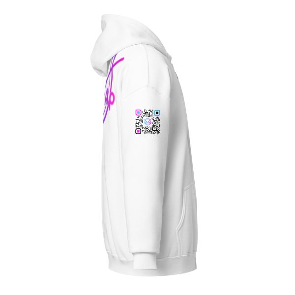 HitTrAp WhiteQR Heavy blend zip hoodie - Image 33